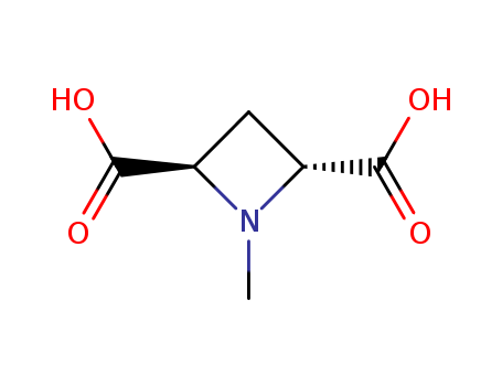 2,4-AZETIDINEDICARBOXYLIC ACID 1-METHYL-,(2R-TRANS)-