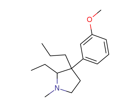 2-ethyl-3-(3-methoxyphenyl)-1-methyl-3-propylpyrrolidine