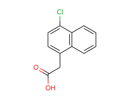 Molecular Structure of 15257-61-1 ((4-chloronaphthalen-1-yl)acetic acid)