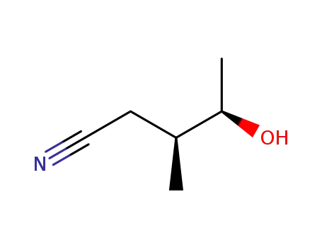 (3S,4R)-4-Hydroxy-3-methylpentanenitrile