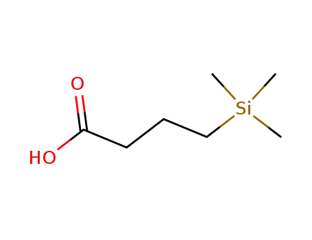 Molecular Structure of 2345-40-6 (4-Trimethylsilylbutanoic acid)