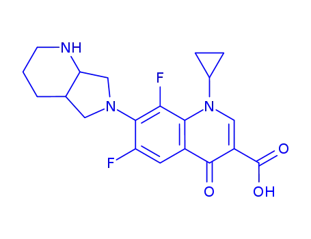 1-cyclopropyl-6,8-difluoro-4-oxo-7-((4aR,7aR)-tetrahydro-1H-pyrrolo[3,4-b]pyridin-6(2H,7H,7aH)-yl)-1,4-dihydroquinoline-3-carboxylic acid