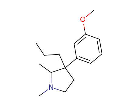 Pyrrolidine,3-(3-methoxyphenyl)-1,2-dimethyl-3-propyl-