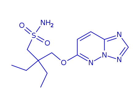 1-Butanesulfonamide, 2-ethyl-2-(((1,2,4)triazolo(1,5-b)pyridazin-6-yloxy)methyl)-