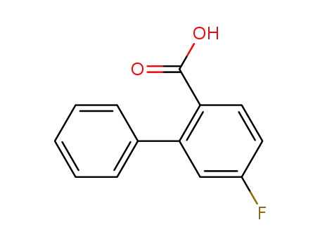 Molecular Structure of 2714-91-2 (4-Fluoro-2-phenylbenzoic acid)