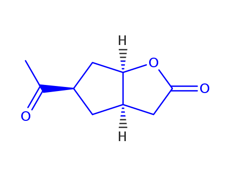 2H-CYCLOPENTA[B]FURAN-2-ONE,5-ACETYLHEXAHYDRO-,[3AR-(3AA,5SS,6AA)]-
