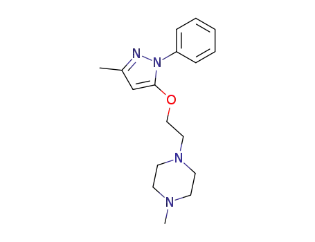 1-メチル-4-[2-[(3-メチル-1-フェニル-1H-ピラゾール-5-イル)オキシ]エチル]ピペラジン