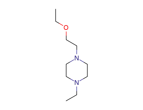 Molecular Structure of 131028-06-3 (Piperazine, 1-(2-ethoxyethyl)-4-ethyl- (9CI))
