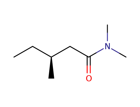 Molecular Structure of 398453-86-6 (Pentanamide, N,N,3-trimethyl-, (3S)- (9CI))