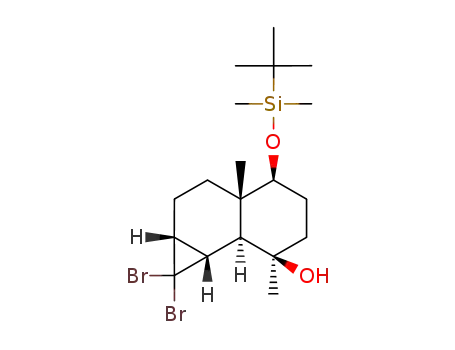 (1aR,3aS,4S,7R,7aS,7bS)-1,1-dibromo-4-{[tert-butyl(dimethyl)silyl]oxy}-3a,7-dimethyldecahydro-1H-cyclopropa[a]naphthalen-7-ol