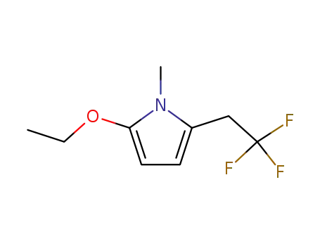 1H-Pyrrole,2-ethoxy-1-methyl-5-(2,2,2-trifluoroethyl)-(9CI)