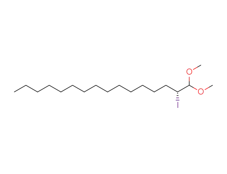Molecular Structure of 180797-60-8 ((2R)-1,1-dimethoxy-2-iodo-n-hexadecane)