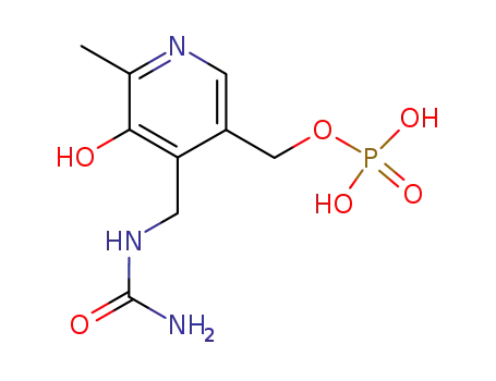 Molecular Structure of 136026-77-2 (4'-carbamoylpyridoxamine 5'-phosphate)