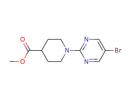 METHYL 1-(5-BROMOPYRIMIDIN-2-YL)PIPERIDINE-4-CARBOXYLATE