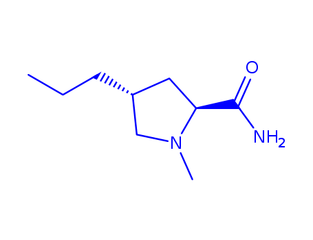 2-PYRROLIDINECARBOXAMIDE,1-METHYL-4-PROPYL-,CIS-()-
