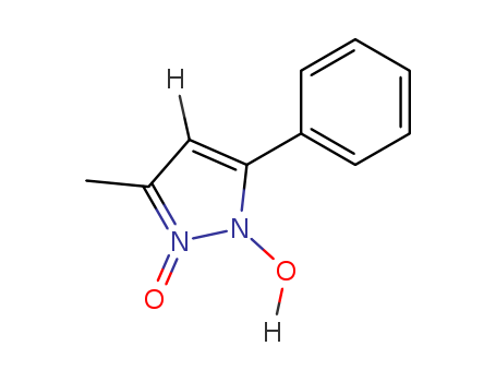 1H-Pyrazole,1-hydroxy-3-methyl-5-phenyl-, 2-oxide