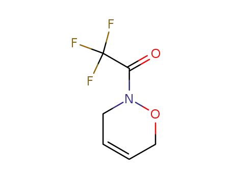 Molecular Structure of 13627-94-6 (2H-1,2-Oxazine, 3,6-dihydro-2-(trifluoroacetyl)- (8CI))
