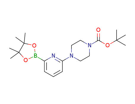 tert-Butyl 4-(6-(4,4,5,5-tetramethyl-1,3,2-dioxaborolan-2-yl)pyridin-2-yl)piperazine-1-carboxylate