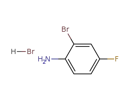 Molecular Structure of 146062-89-7 (2-BROMO-4-FLUOROANILINE HYDROBROMIDE)