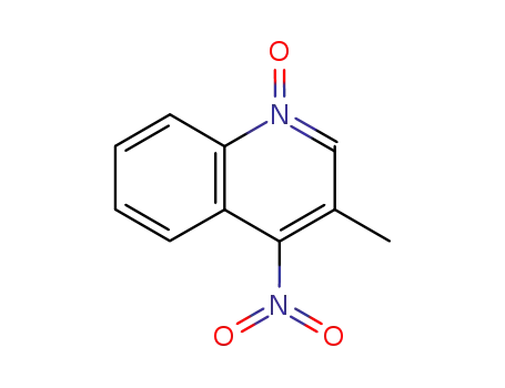 Molecular Structure of 14073-00-8 (3-METHYL-4-NITROQUINOLINE N-OXIDE)