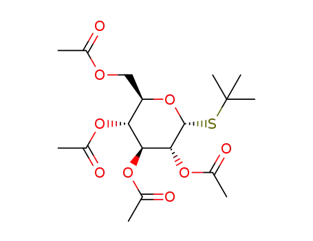2-methylpropane-2-yl 2,3,4,6-tetra-O-acetyl-1-thio-α-D-glucopyranoside