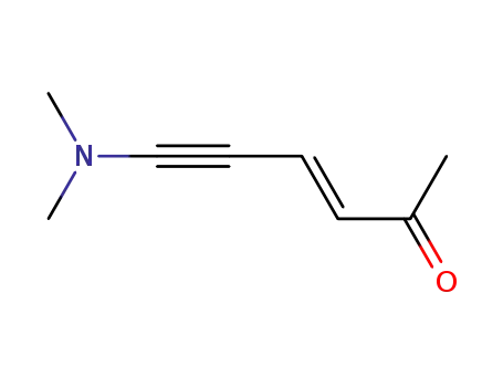 Molecular Structure of 175843-91-1 (3-Hexen-5-yn-2-one, 6-(dimethylamino)-, (3E)- (9CI))