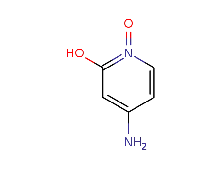 Molecular Structure of 13602-69-2 (2-Pyridinol,4-amino-,1-oxide(8CI))