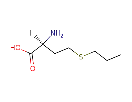 Molecular Structure of 13073-19-3 ((2S)-2-amino-4-propylsulfanyl-butanoic acid)