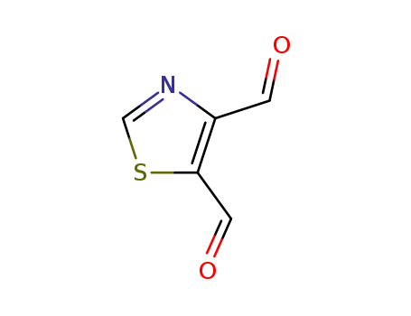 Molecular Structure of 13669-78-8 (4,5-Thiazoledicarboxaldehyde)