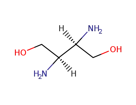 Molecular Structure of 136598-06-6 ((2R,3R)-2,3-DIAMINOBUTANE-1,4-DIOL)