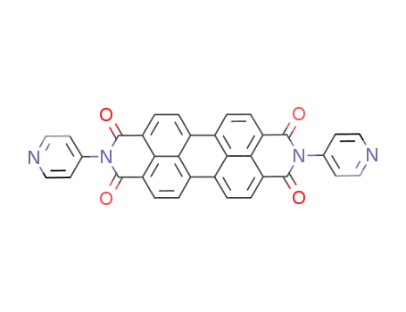 Molecular Structure of 136847-29-5 (N,N'-DI(PYRID-4-YL)-PERYLENTETRACARBONIC ACID, DIAMIDE)