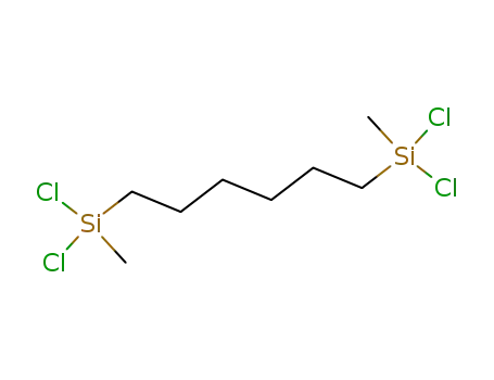 Molecular Structure of 18395-97-6 (1,6-BIS(DICHLOROMETHYLSILYL)HEXANE)