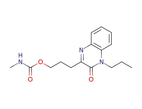 2(1H)-Quinoxalinone,3-[3-[[(methylamino)carbonyl]oxy]propyl]-1-propyl-