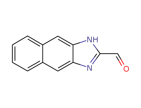 Molecular Structure of 13616-13-2 (1H-Naphth[2,3-d]imidazole-2-carboxaldehyde(8CI))