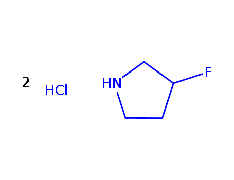 Pyrrolidine, 3-fluoro-,hydrochloride (1:1), (3R)-