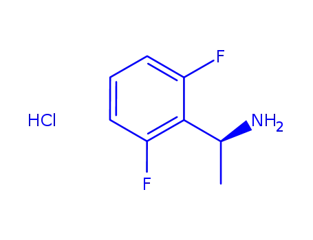 Molecular Structure of 1309598-68-2 ((S)-1-(2,6-Difluorophenyl)ethanamine hydrochloride)