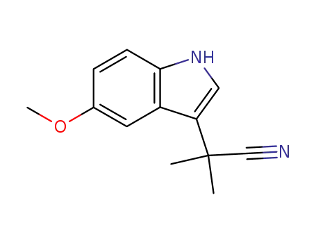 1H- 인돌 -3- 아세토 니트릴, 5- 메 톡시 -a, a- 디메틸-