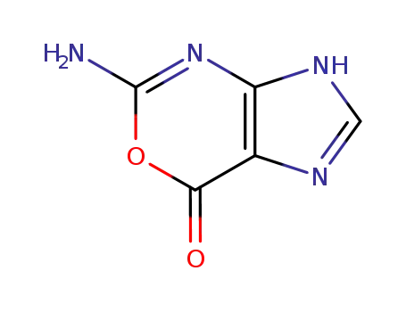 Imidazo[4,5-d][1,3]oxazin-7(1H)-one, 5-amino- (9CI)