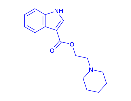 1-PIPERIDINYLETHYL-1H-INDOLE-3-CARBOXYLATE HYDROCHLORIDE