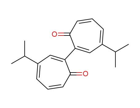 Molecular Structure of 1163301-40-3 ([bi-3-isopropyl-1,3,5-cycloheptatrien-1-yl]-7,7'-dione)