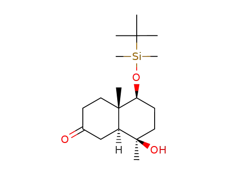 (4aR,5R,8R,8aR)-5-{[tert-butyl(dimethyl)silyl]oxy}-8-hydroxy-4a,8-dimethyloctahydronaphthalen-2(1H)-one