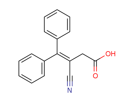 3-Butenoic acid,3-cyano-4,4-diphenyl- cas  13678-48-3