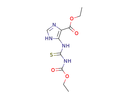 5-(N'-Ethoxycarbonylthiocarbamoyl)amino-4-ethoxycarbonylimidazole