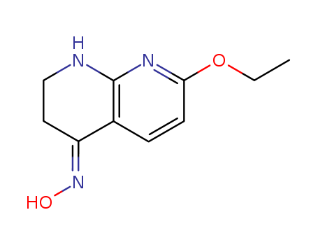 1,8-NAPHTHYRIDIN-4(1H)-ONE,7-ETHOXY-2,3-DIHYDRO-,OXIME,(E)-CAS
