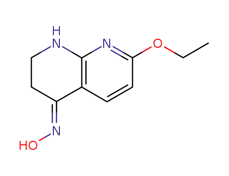 1,8-Naphthyridin-4(1H)-one,7-ethoxy-2,3-dihydro-,oxime,(E)-(9CI)