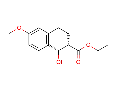 (1S,2S)-1-Hydroxy-6-methoxy-1,2,3,4-tetrahydro-naphthalene-2-carboxylic acid ethyl ester