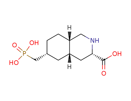 (3SR,4aSR,6RS,8aSR)-6-(phosphonomethyl)-1,2,3,4,4a,5,6,7,8,8a-decahydroisoquinoline-3-carboxylic acid
