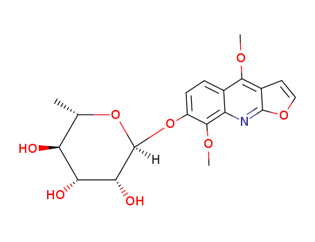 [4,8-Dimethoxyfuro[2,3-b]quinolin-7-yl]6-deoxy-α-L-mannopyranoside