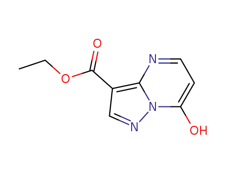 Molecular Structure of 136178-56-8 (Ethyl 7-hydroxypyrazolo[1,5-a]pyriMidine-3-carboxylate)