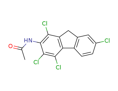 Acetamide,N-(1,3,4,7-tetrachloro-9H-fluoren-2-yl)- cas  1785-21-3
